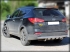 Hyundai Santa Fe 2012-наст.вр.-Защита заднего бампера радиусная с доп.защитой d-60